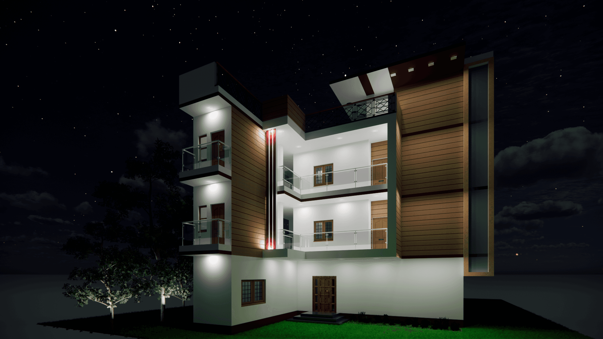G+2 Storey :Residential Building